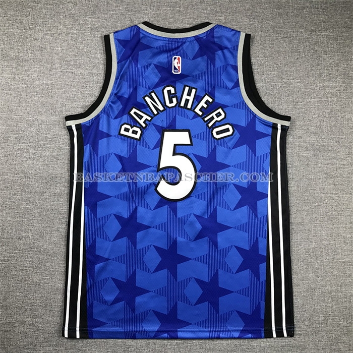 Maillot Enfant Orlando Magic Paolo Banchero NO 5 Classic 2023-24 Bleu